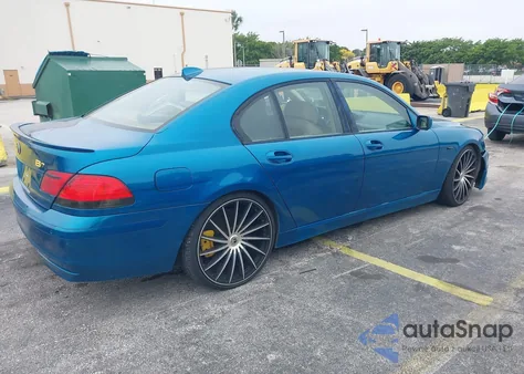 2007 BMW 750I from USA, damaged, VIN WBAHL83517DT09640